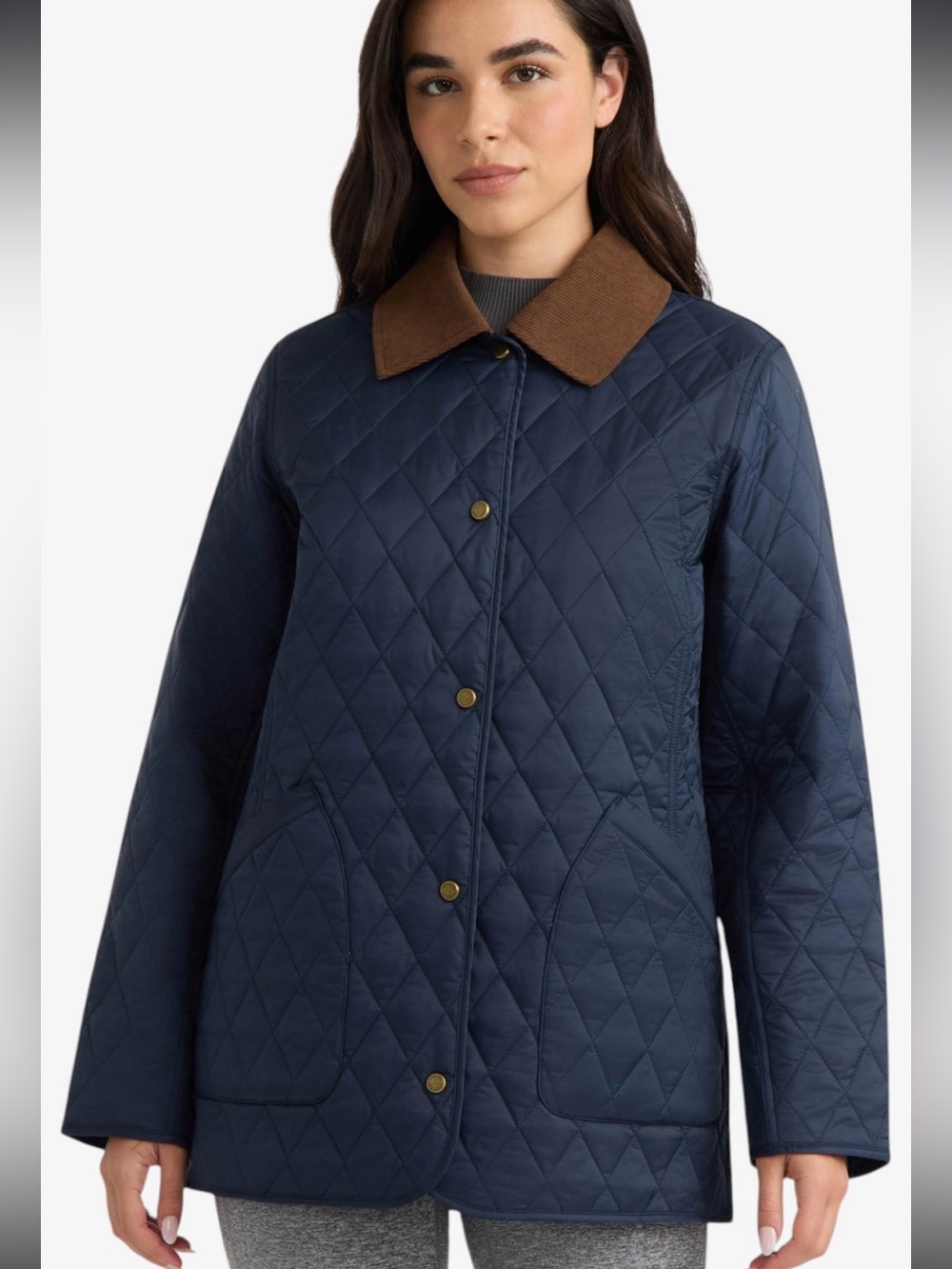 HUNTER Rachel Diamond Quilted Barn Jacket Size SMALL